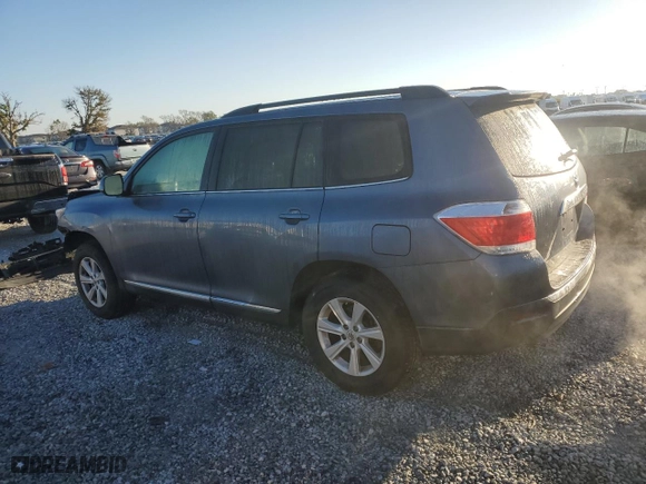 2013 Toyota Highlander with VIN 5TDZK3EH9DS123364, listed as a Copart auction lot 48596855 with 151,051 mi miles and Salvage Title. Bid and sale history available at carsss.com. Image 2.