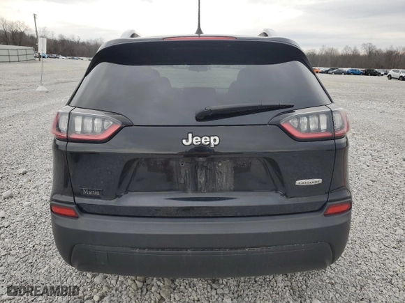 2019 Jeep Cherokee Latitude with VIN 1C4PJLCB6KD444229, listed as a Copart auction lot 50917605 with 117,984 mi miles and Salvage Title. Bid and sale history available at carsss.com. Image 6.