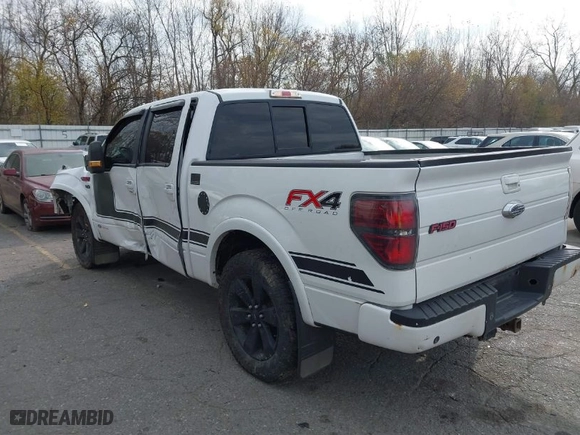 2013 Ford F-150 XL with VIN 1FTFW1EF1DFA25438, listed as a IAAI auction lot 40730412 with 174,013 mi miles. Bid and sale history available at carsss.com. Image 3.