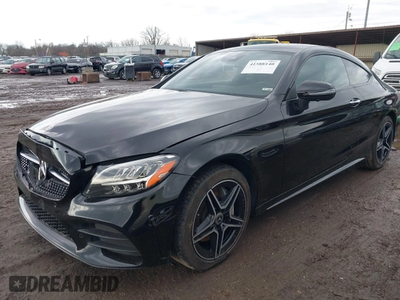 2023 Mercedes-Benz C 300 with VIN W1KWJ8EB9PG118121, listed as a IAAI auction lot 41588140 with 25,457 mi miles and . Bid and sale history available at DreamBid. Image 17.