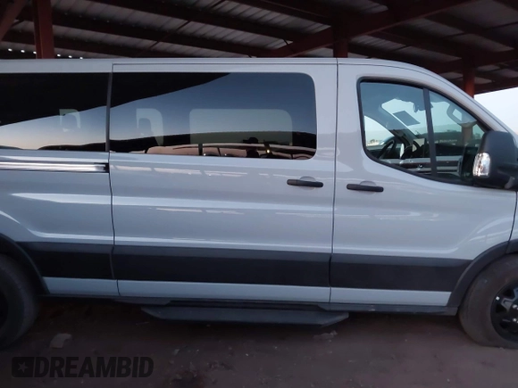 2024 Ford Transit Passenger XL with VIN 1FBAX9YG2RKA76007, listed as a IAAI auction lot 41291052 with 5,741 mi miles and . Bid and sale history available at DreamBid. Image 13.