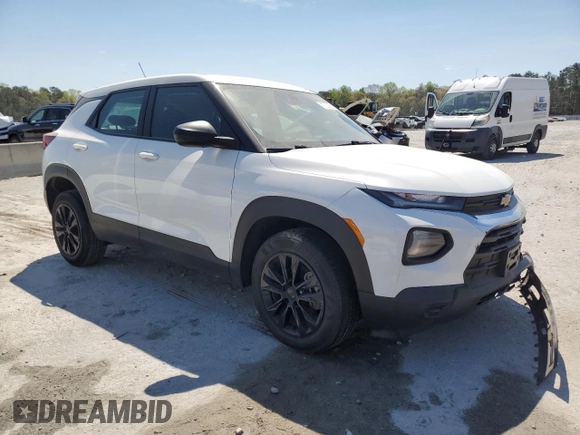 2021 Chevrolet TrailBlazer LS with VIN KL79MMS29MB149967, listed as a Copart auction lot 50804365 with 48,861 mi miles and Salvage Title. Bid and sale history available at carsss.com. Image 4.