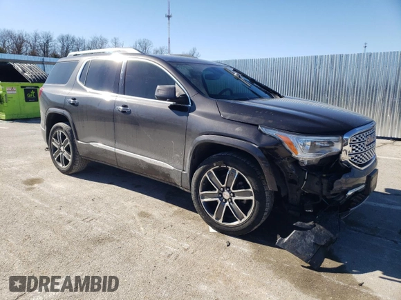 2019 GMC Acadia Denali with VIN 1GKKNPLS0KZ149074, listed as a Copart auction lot 47393255 with 118,557 mi miles and Salvage title. Bid and sale history available at DreamBid. Image 4.