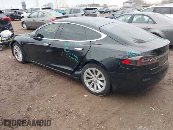 2017 Tesla Model S 100D with VIN 5YJSA1E25HF215778, listed as a IAAI auction lot 41692605 with Not Provided miles and . Bid and sale history available at DreamBid. Image 3.
