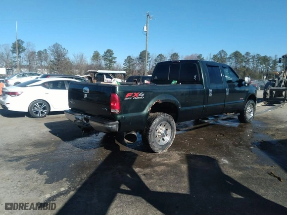 2003 Ford Super Duty F-250 XL with VIN 1FTNW21P23EC05578, listed as a IAAI auction lot 41732725 with NaN miles. Bid and sale history available at carsss.com. Image 4.