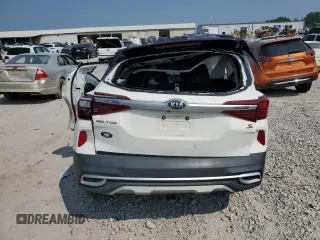 2021 Kia Seltos S with VIN KNDEU2AA8M7044421, listed as a Copart auction lot 59584605 with Not provided miles and Salvage title. Bid and sale history available at DreamBid. Image 6.