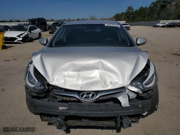2016 Hyundai Elantra SE with VIN 5NPDH4AE6GH715101, listed as a Copart auction lot 46816715 with 133,348 mi miles and Salvage Title. Bid and sale history available at carsss.com. Image 5.