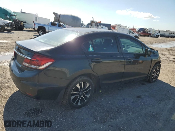 2015 Honda Civic EX z VIN 19XFB2F87FE033123, wystawiony jako Copart lot #56055825 z przebiegiem 185 396 mil mil oraz Szkoda całkowita • Salvage title. Historia ofert i sprzedaży dostępna na DreamBid. Obrazek 3.