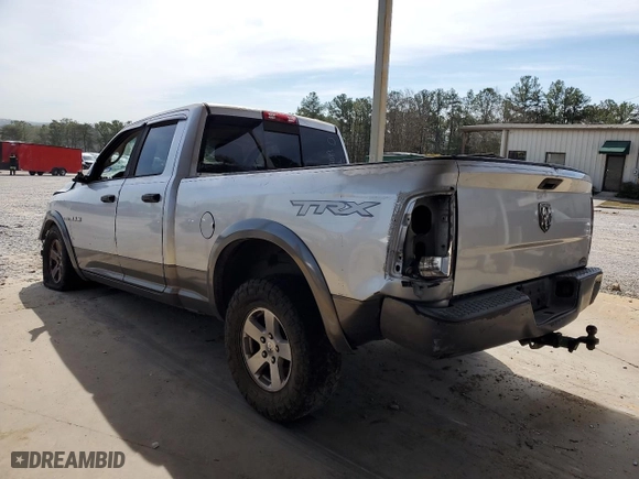2010 Dodge Ram 1500 TRX with VIN 1D7RB1GT4AS112089, listed as a Copart auction lot 50424455 with 0 mi miles and Clean Title. Bid and sale history available at carsss.com. Image 2.
