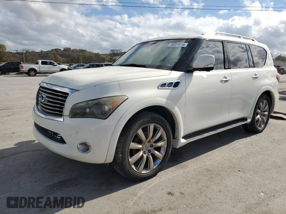 2012 Infiniti QX56 8-passenger with VIN JN8AZ2NDXC9716412, listed as a Copart auction lot 78331614 with 198,909 mi miles and Clean Title. Bid and sale history available at carsss.com. Image 1.