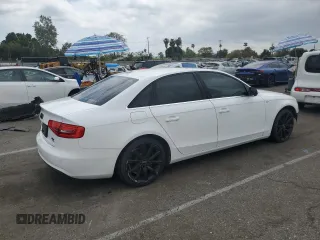 2013 Audi A4 Premium Plus with VIN WAUFFAFL1DN005598, listed as a Copart auction lot 53905355 with 119,687 mi miles and Clean Title. Bid and sale history available at carsss.com. Image 3.