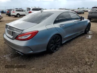 2015 Mercedes-Benz CLS-Class CLS 63 AMG S-Model with VIN WDDLJ7GB2FA155636, listed as a Copart auction lot 58945682 with 93,396 mi miles. Bid and sale history available at carsss.com. Image 4.
