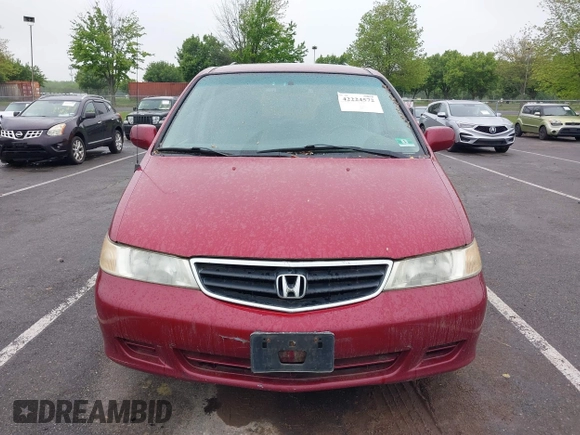 2003 Honda Odyssey EX-L with VIN 5FNRL18993B009180, listed as a IAAI auction lot 42224572 with 187,781 mi miles and . Bid and sale history available at DreamBid. Image 6.