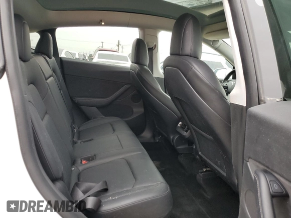 2022 Tesla Model Y Performance with VIN 7SAYGDEF1NF410241, listed as a Copart auction lot 55359505 with 42,652 mi miles and Salvage Title. Bid and sale history available at DreamBid. Image 11.