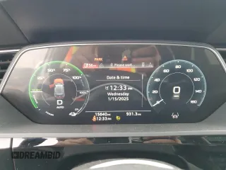 2023 Audi e-tron Premium Plus with VIN WA1LAAGE4PB011657, listed as a Copart auction lot 88472875 with 15,640 mi miles and Salvage title. Bid and sale history available at DreamBid. Image 9.