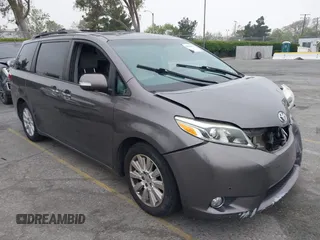 2015 Toyota Sienna XLE with VIN 5TDYK3DC8FS662336, listed as a IAAI auction lot 42008019 with 83,474 mi miles and . Bid and sale history available at DreamBid. Image 1.