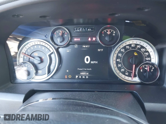 2019 Ram 1500 Classic Lone Star with VIN 1C6RR6LT0KS604104, listed as a IAAI auction lot 41607474 with 149,203 mi miles. Bid and sale history available at carsss.com. Image 7.