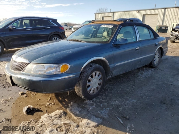 2001 Lincoln Continental with VIN 1LNHM97V81Y730413, listed as a Copart auction lot 46243515 with 213,283 mi miles and Clean Title. Bid and sale history available at carsss.com. Image 1.