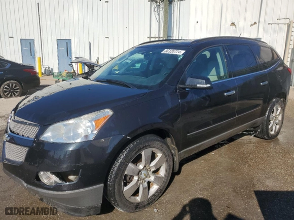 2012 Chevrolet Traverse LTZ with VIN 1GNKVLED7CJ119533, listed as a Copart auction lot 86126724 with 147,799 mi miles and Salvage Title. Bid and sale history available at carsss.com. Image 1.
