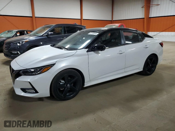 2023 Nissan Sentra SR with VIN 3N1AB8DV9PY300187, listed as a Copart auction lot 81112814 with 17,594 mi miles and Clean Title. Bid and sale history available at DreamBid. Image 1.