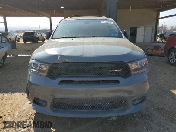 2019 Dodge Durango GT Plus with VIN 1C4RDJDG1KC777409, listed as a Copart auction lot 44498425 with 106,628 mi miles and Salvage Title. Bid and sale history available at DreamBid. Image 5.