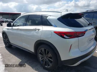 2020 Infiniti QX50 Luxe with VIN 3PCAJ5M14LF116289, listed as a IAAI auction lot 42519638 with 54,022 mi miles and . Bid and sale history available at DreamBid. Image 3.