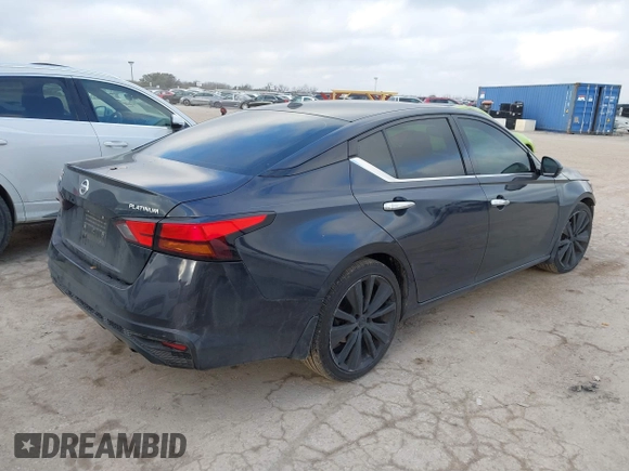 2019 Nissan Altima Platinum with VIN 1N4BL4FV4KC107201, listed as a IAAI auction lot 41483963 with 105,403 mi miles and . Bid and sale history available at carsss.com. Image 4.
