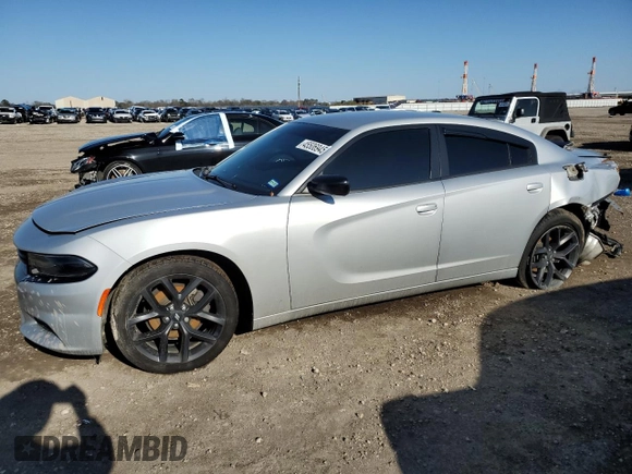 2019 Dodge Charger SXT with VIN 2C3CDXBG9KH633510, listed as a Copart auction lot 45506945 with 92,264 mi miles and Salvage Title. Bid and sale history available at DreamBid. Image 1.