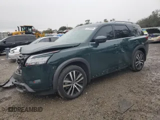 2024 Nissan Pathfinder Platinum with VIN 5N1DR3DG1RC212722, listed as a Copart auction lot 42105485 with 15,862 mi miles and Salvage Title. Bid and sale history available at carsss.com. Image 1.
