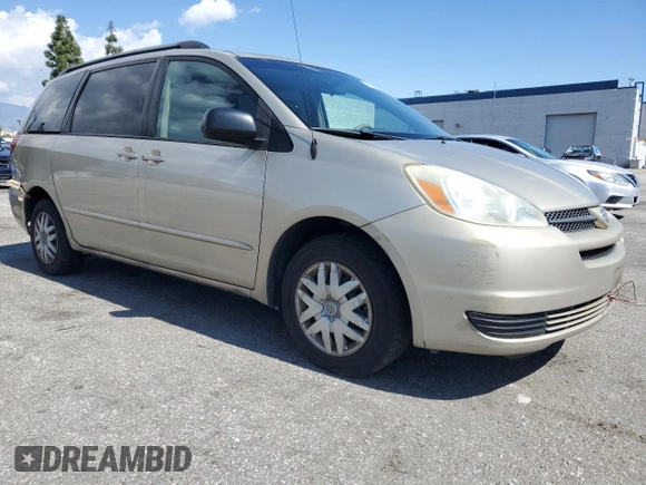 2004 Toyota Sienna CE with VIN 5TDZA23C24S003958, listed as a Copart auction lot 47366395 with 267,740 mi miles and Salvage Title. Bid and sale history available at carsss.com. Image 4.