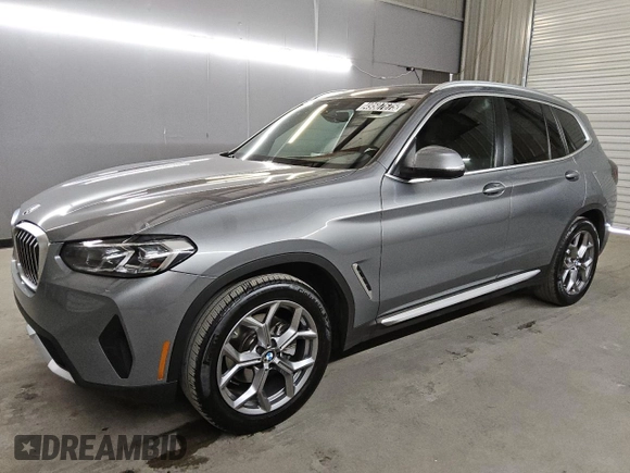 2024 BMW X3 sDrive30i z VIN 5UX43DP08R9V33565, wystawiony jako Copart lot #49507675 z przebiegiem 29 927 mil mil oraz Czysty tytuł • Clean title. Historia ofert i sprzedaży dostępna na DreamBid. Obrazek 1.