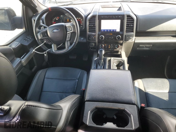 2019 Ford F-150 Raptor with VIN 1FTFW1RG0KFD33992, listed as a Copart auction lot 48814605 with 67,957 mi miles and Salvage Title. Bid and sale history available at carsss.com. Image 8.