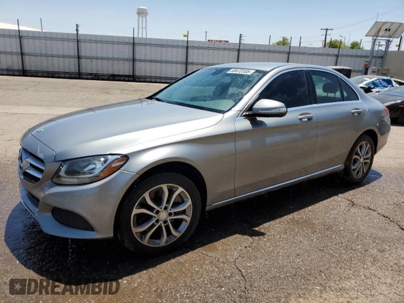 2015 Mercedes-Benz C 300 Luxury with VIN 55SWF4KB6FU014749, listed as a Copart auction lot 55673185 with 152,729 mi miles and Clean title. Bid and sale history available at DreamBid. Image 1.