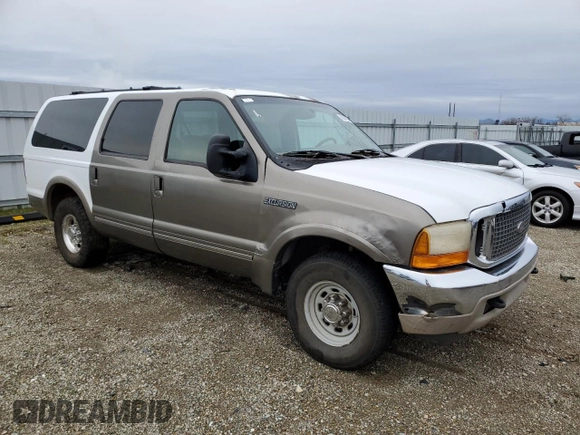 2000 Ford Excursion Limited with VIN 1FMNU42L0YEA46544, listed as a Copart auction lot 86452874 with 187,130 mi miles and Clean title. Bid and sale history available at DreamBid. Image 4.