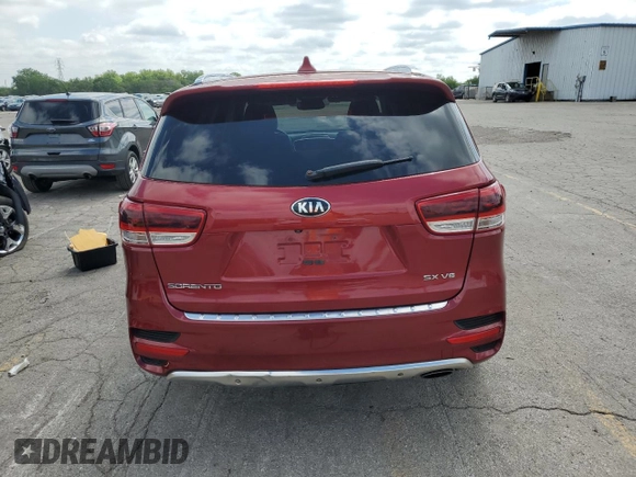 2016 Kia Sorento SX with VIN 5XYPKDA50GG026449, listed as a Copart auction lot 65619625 with 144,712 mi miles and Clean title. Bid and sale history available at DreamBid. Image 6.