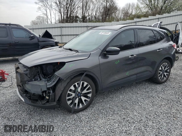 2020 Ford Escape SE Sport Hybrid with VIN 1FMCU0BZ1LUB31301, listed as a Copart auction lot 48745645 with 124,101 mi miles and Salvage Title. Bid and sale history available at carsss.com. Image 1.