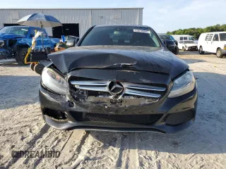 2017 Mercedes-Benz C C 300 with VIN WDDWF4JB6HR241526, listed as a Copart auction lot 53878065 with 86,857 mi miles and Salvage Title. Bid and sale history available at carsss.com. Image 5.