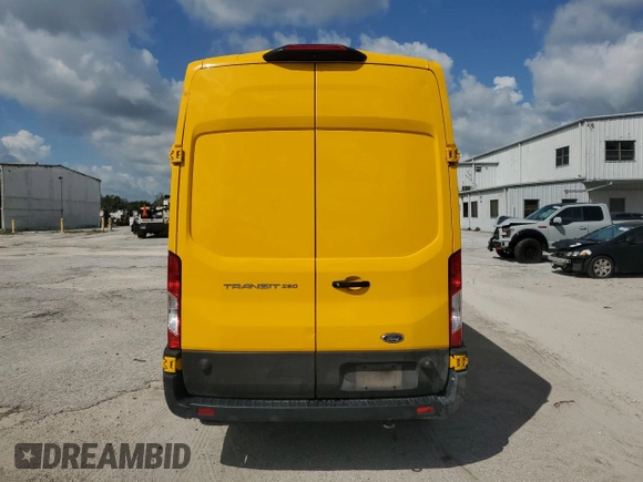 2023 Ford Transit Cargo with VIN 1FTBR1X81PKA74025, listed as a Copart auction lot 66054085 with 48,053 mi miles and Salvage title. Bid and sale history available at DreamBid. Image 6.
