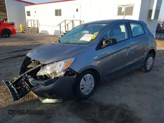 2021 Mitsubishi Mirage ES with VIN ML32AUHJ5MH010849, listed as a IAAI auction lot 41767732 with 61,383 mi miles and . Bid and sale history available at DreamBid. Image 21.