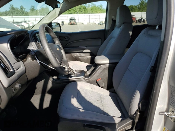 2019 Chevrolet Colorado 2WD Work Truck with VIN 1GCGSBEN4K1247236, listed as a Copart auction lot 60747805 with 93,290 mi miles and Clean title. Bid and sale history available at DreamBid. Image 7.