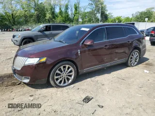 2012 Lincoln MKT EcoBoost z VIN 2LMHJ5AT9CBL52616, wystawiony jako Copart lot #55114555 z przebiegiem 161 826 mil mil oraz Szkoda całkowita • Salvage title. Historia ofert i sprzedaży dostępna na DreamBid. Obrazek 1.