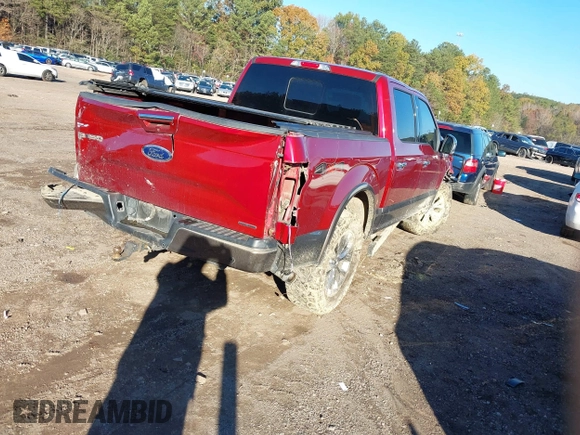 2016 Ford F-150 XLT with VIN 1FTEW1EF9GFB09751, listed as a IAAI auction lot 40970801 with 160,900 mi miles. Bid and sale history available at carsss.com. Image 4.