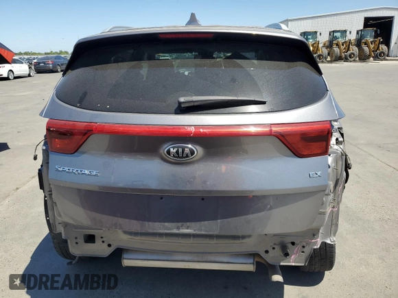 2017 Kia Sportage EX with VIN KNDPN3AC9H7101499, listed as a Copart auction lot 60712175 with 103,279 mi miles and Salvage title. Bid and sale history available at DreamBid. Image 6.