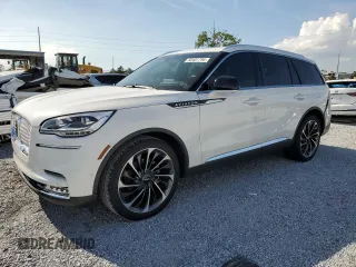 2022 Lincoln Aviator Reserve z VIN 5LM5J7WCXNGL13349, wystawiony jako Copart lot #50401795 z przebiegiem 20 456 mil mil oraz Szkoda całkowita • Salvage title. Historia ofert i sprzedaży dostępna na DreamBid. Obrazek 1.