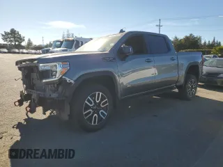 2022 GMC Sierra 1500 Limited AT4 with VIN 3GTP9EEL5NG114597, listed as a Copart auction lot 41873435 with 29,376 mi miles and Salvage Title. Bid and sale history available at carsss.com. Image 1.
