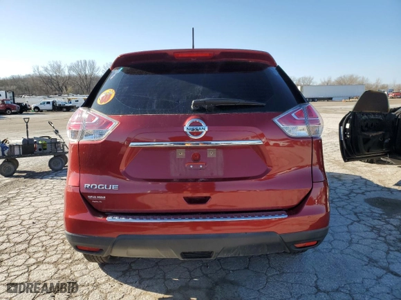 2015 Nissan Rogue S with VIN KNMAT2MT8FP501133, listed as a Copart auction lot 49784975 with 26,852 mi miles and Salvage Title. Bid and sale history available at carsss.com. Image 6.