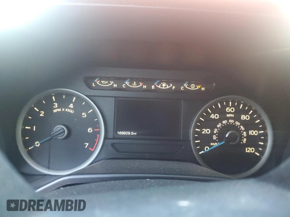 2017 Ford F-150 XL with VIN 1FTEW1CG4HKC17652, listed as a Copart auction lot 45512365 with 168,929 mi miles and Salvage title. Bid and sale history available at DreamBid. Image 9.