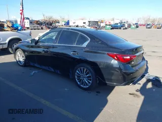 2018 Infiniti Q50 3.0t SPORT with VIN JN1EV7AR2JM431143, listed as a IAAI auction lot 41462063 with Not Provided miles. Bid and sale history available at carsss.com. Image 3.