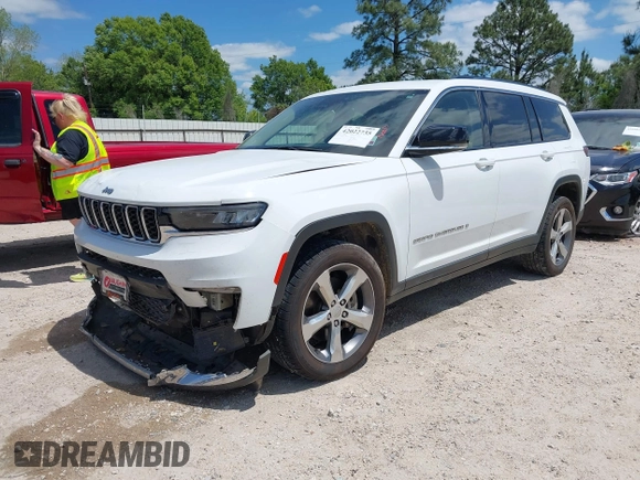 2021 Jeep Grand Cherokee Limited z VIN 1C4RJJBG1M8136228, wystawiony jako IAAI lot #42022735 z przebiegiem 82 017 mil mil oraz . Historia ofert i sprzedaży dostępna na DreamBid. Obrazek 17.