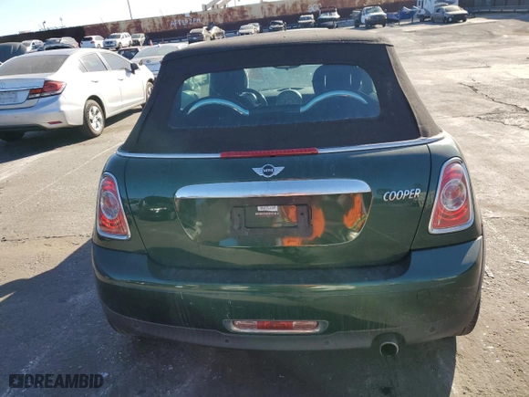 2011 MINI Cooper Convertible with VIN WMWZN3C59BTZ78447, listed as a Copart auction lot 87526775 with 114,665 mi miles and Clean Title. Bid and sale history available at carsss.com. Image 6.